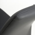 Cordoba Leather Effect Grey Dining Chair - Blythe Living