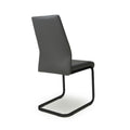 Cordoba Leather Effect Grey Dining Chair - Blythe Living