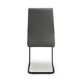 Cordoba Leather Effect Grey Dining Chair - Blythe Living