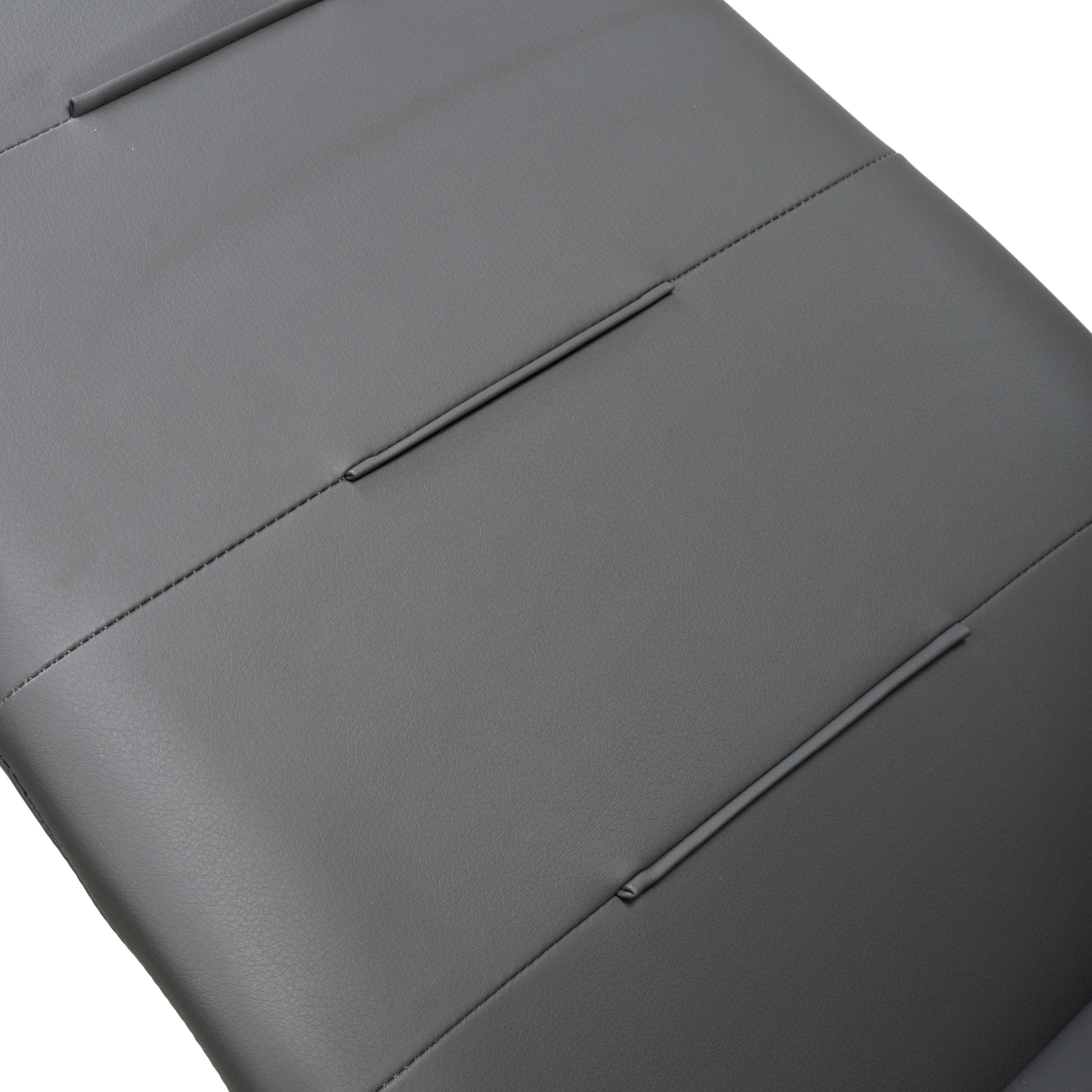 Cordoba Leather Effect Grey Dining Chair - Blythe Living