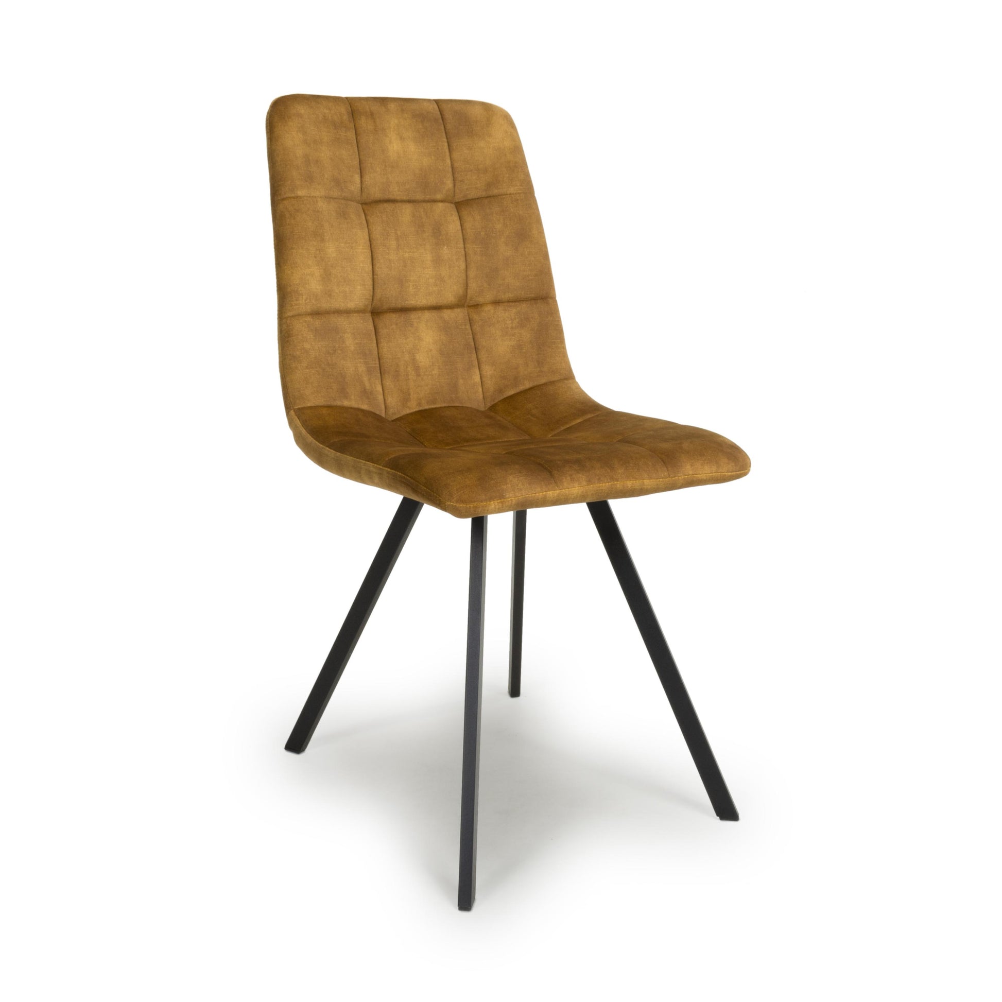 Cadiz Brushed Velvet Bronze Dining Chair - Blythe Living