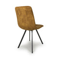 Cadiz Brushed Velvet Bronze Dining Chair - Blythe Living