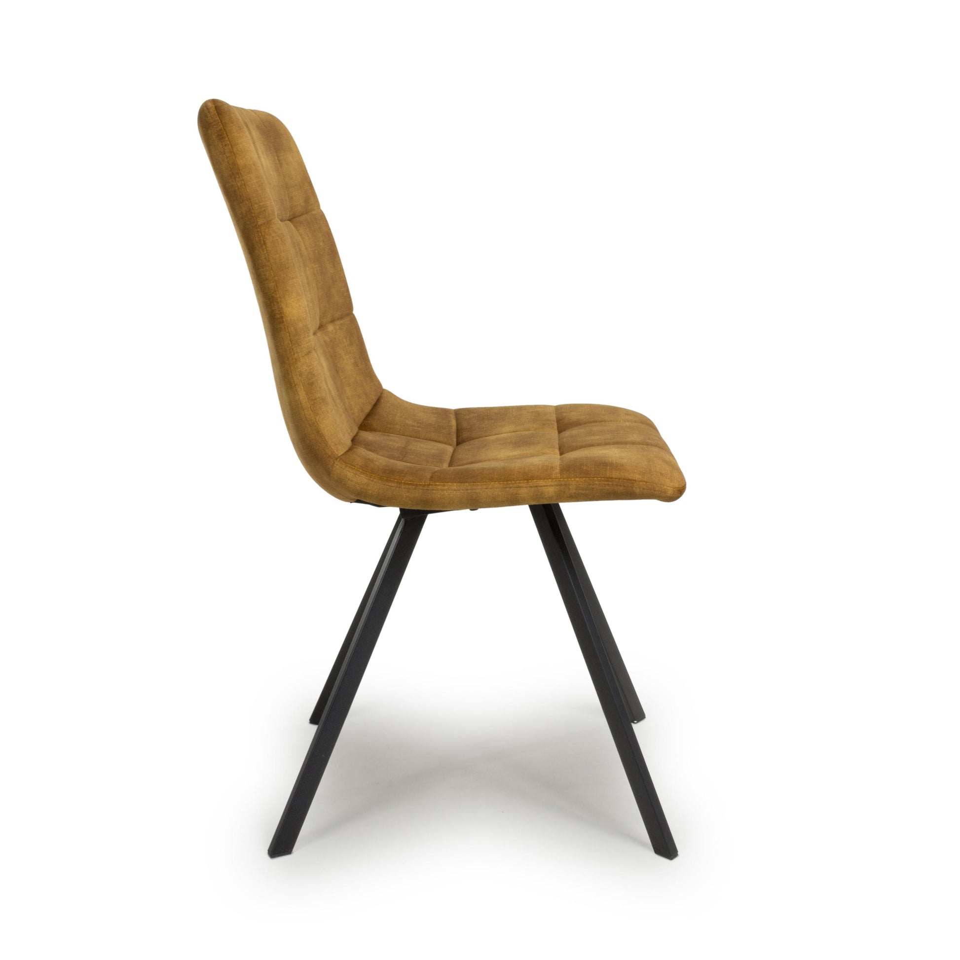 Cadiz Brushed Velvet Bronze Dining Chair - Blythe Living