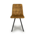 Cadiz Brushed Velvet Bronze Dining Chair - Blythe Living