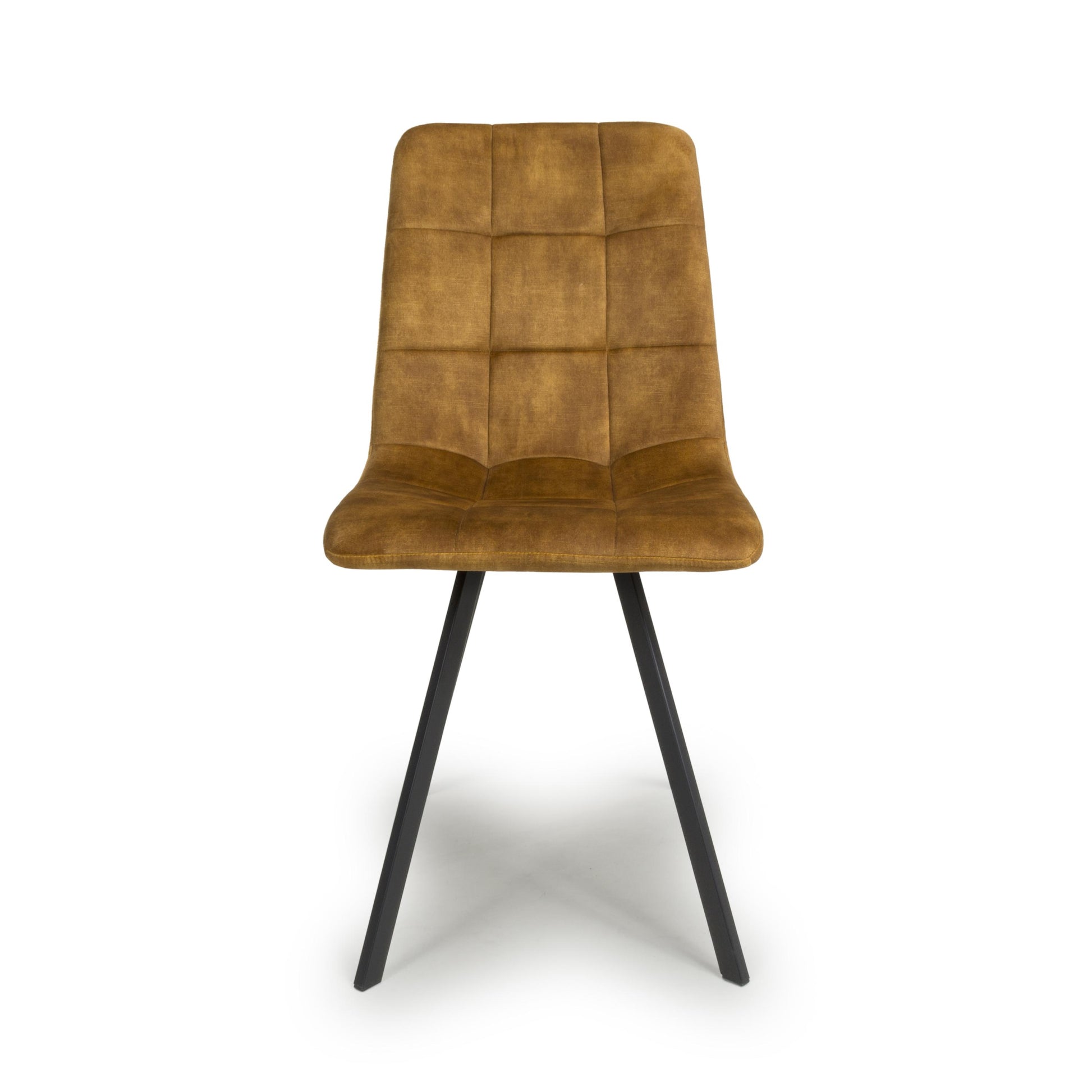 Cadiz Brushed Velvet Bronze Dining Chair - Blythe Living