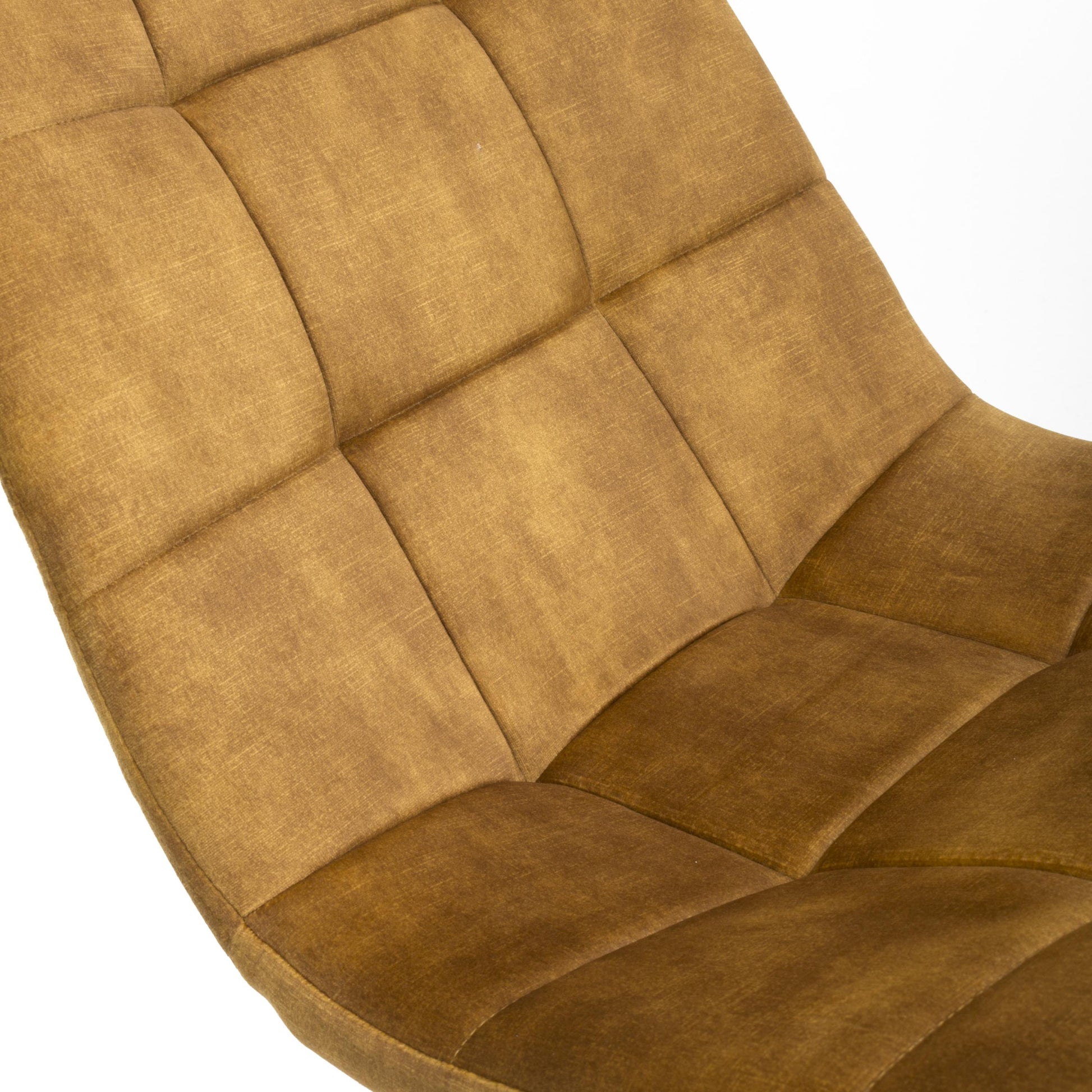 Cadiz Brushed Velvet Bronze Dining Chair - Blythe Living