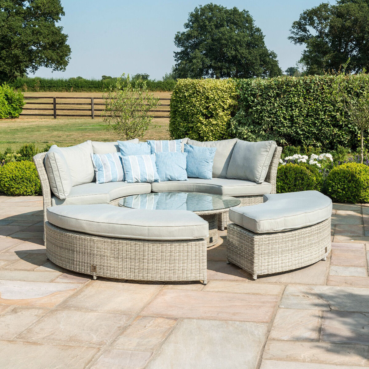 Maze - Oxford Rattan Lifestyle Suite with Rising Table - Blythe Living