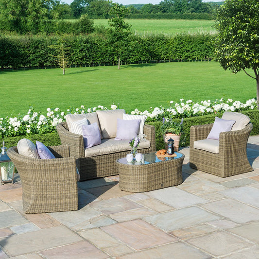 Maze - Winchester 2 Seat Rattan Sofa Set - Blythe Living