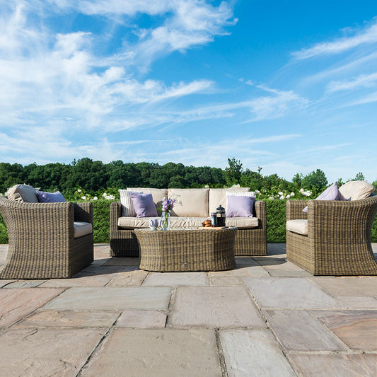 Maze - Winchester 3 Seat Rattan Sofa Set - Blythe Living
