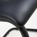 Carlisle Leather Effect Black Dining Chair - Blythe Living