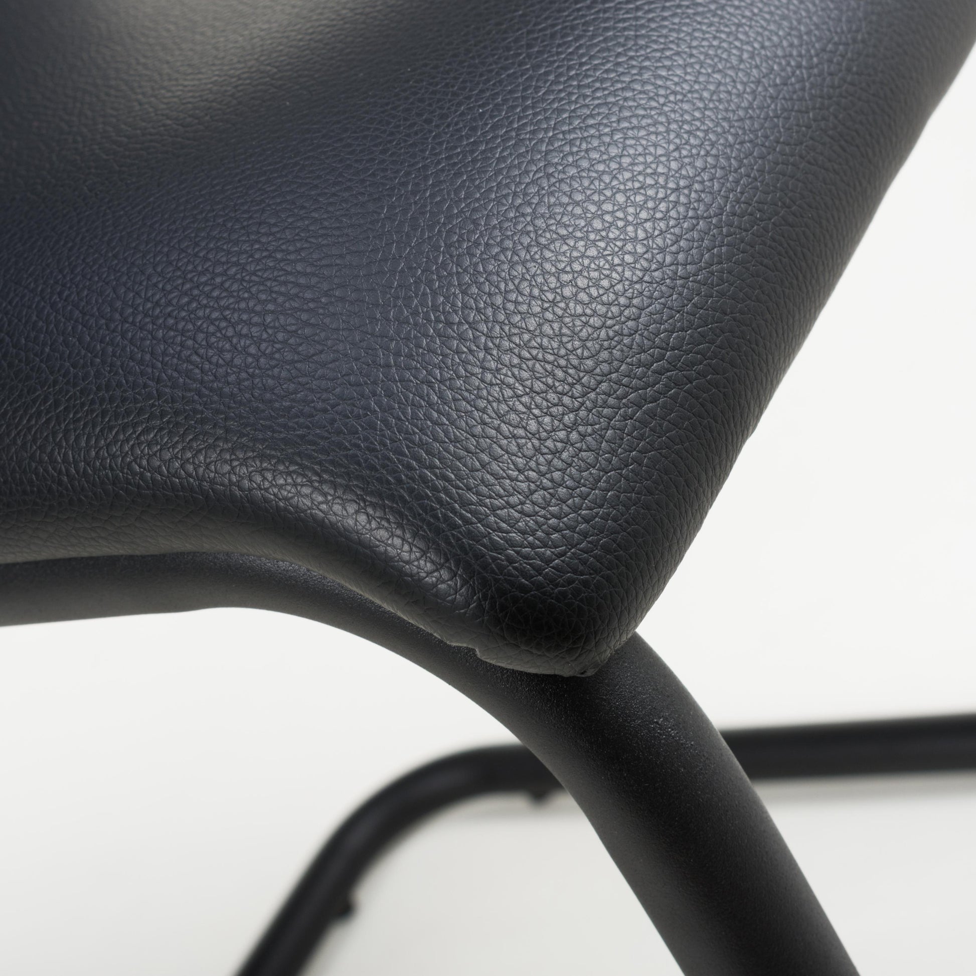 Carlisle Leather Effect Black Dining Chair - Blythe Living