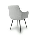 Denver Corduroy Light Grey Dining Chair - Blythe Living