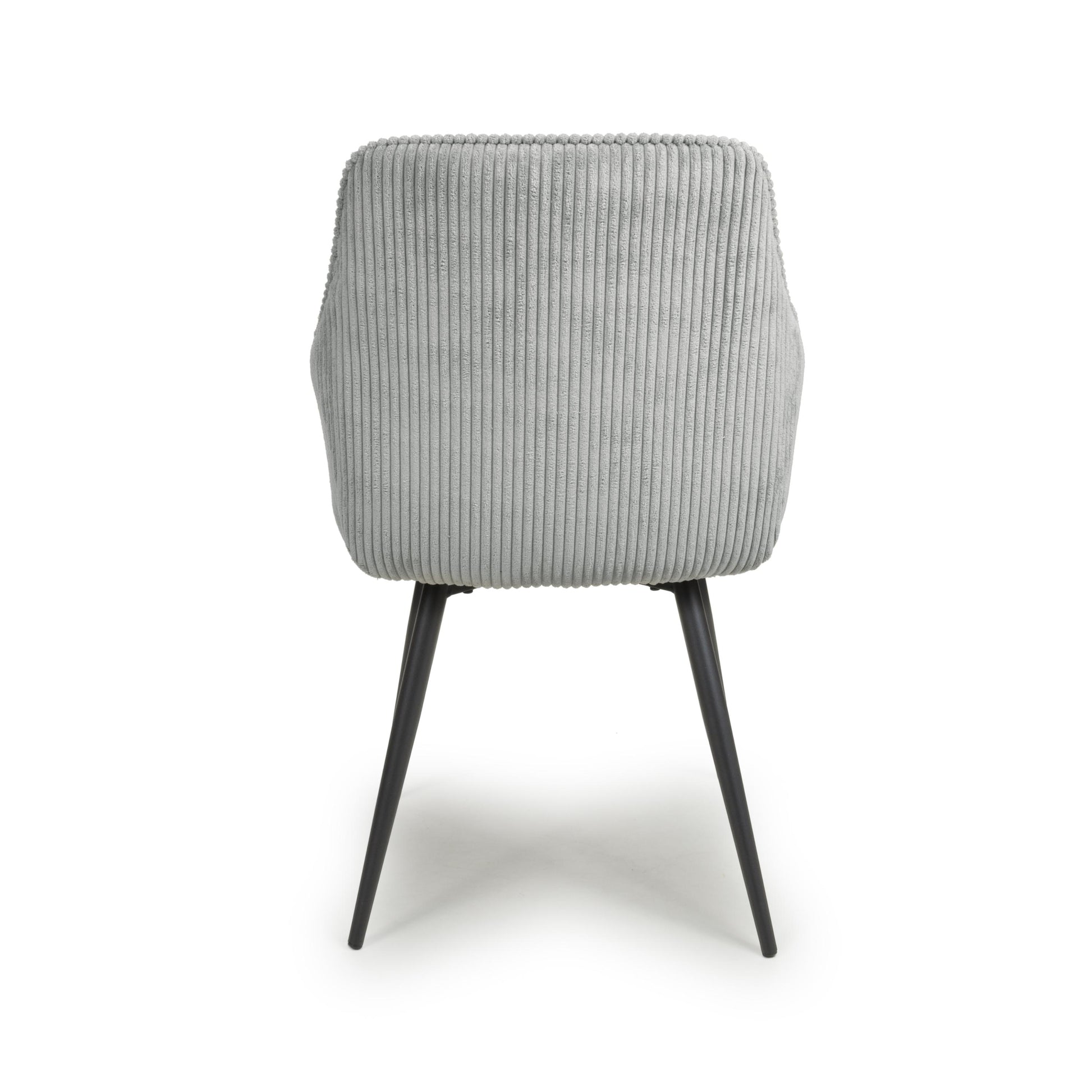 Denver Corduroy Light Grey Dining Chair - Blythe Living