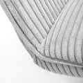 Denver Corduroy Light Grey Dining Chair - Blythe Living