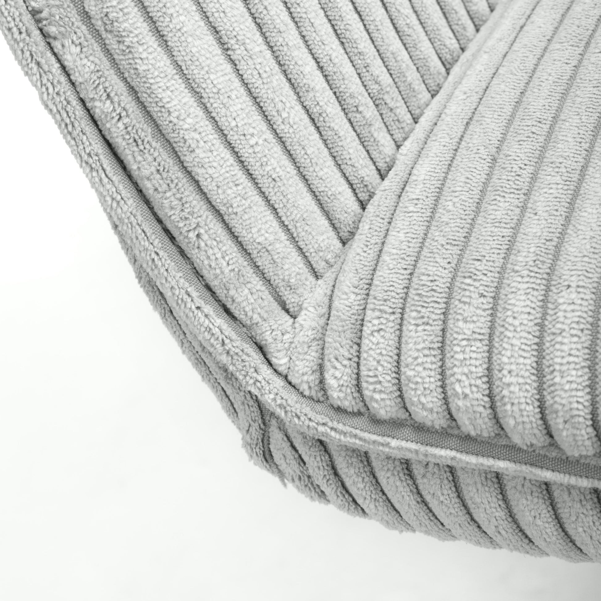 Denver Corduroy Light Grey Dining Chair - Blythe Living