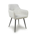 Denver Corduroy White Dining Chair - Blythe Living
