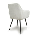 Denver Corduroy White Dining Chair - Blythe Living