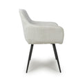 Denver Corduroy White Dining Chair - Blythe Living