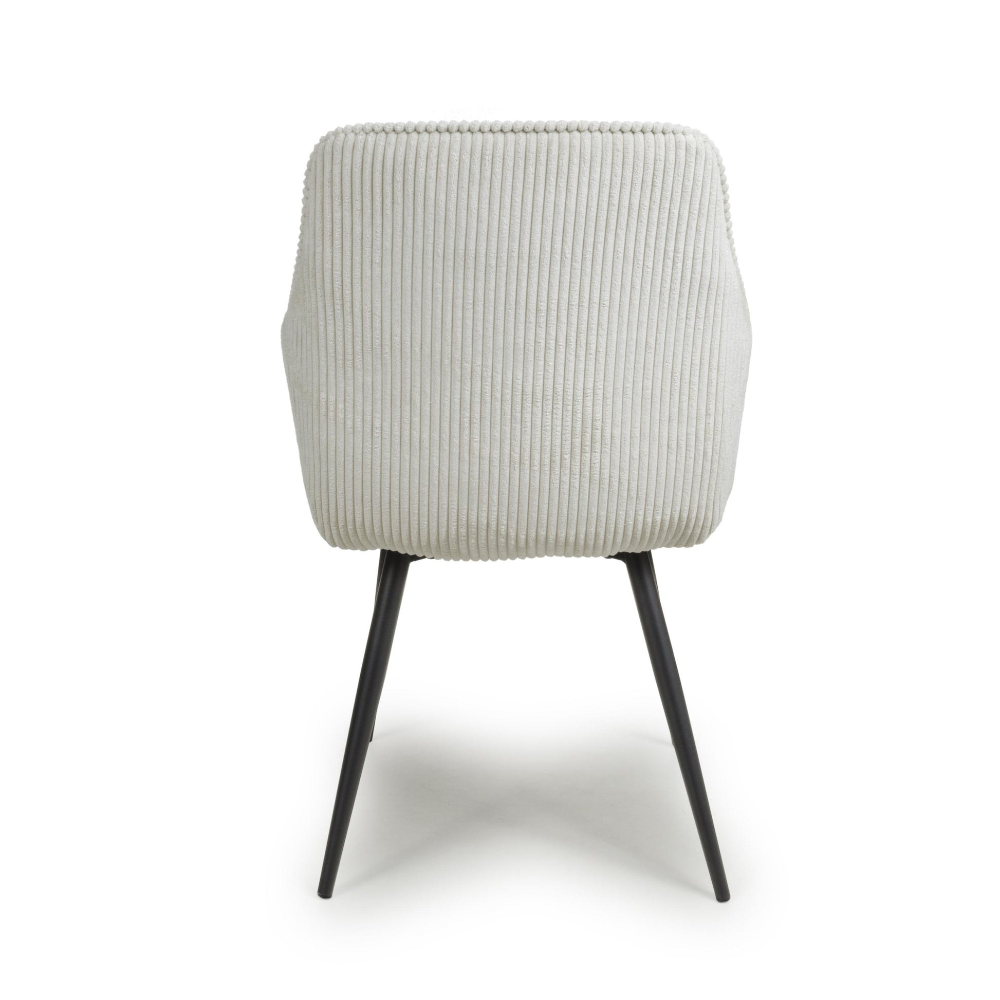 Denver Corduroy White Dining Chair - Blythe Living