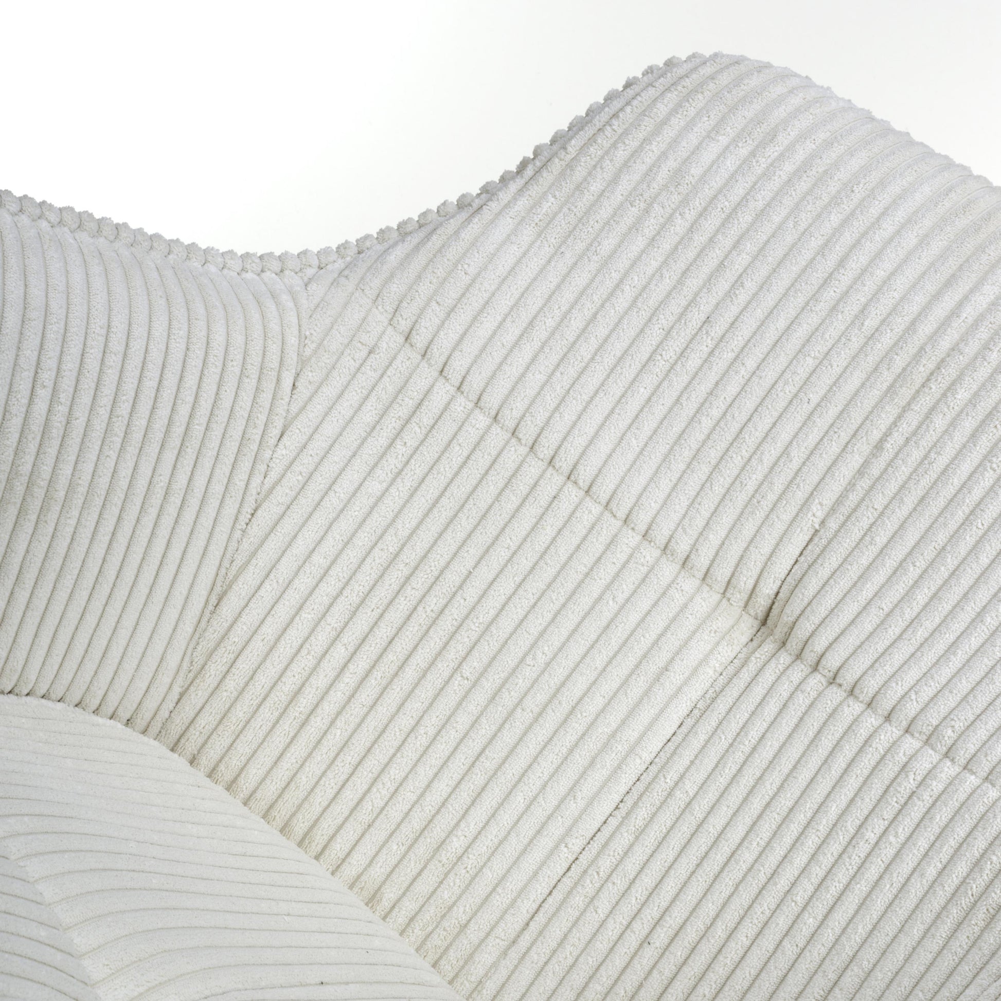 Denver Corduroy White Dining Chair - Blythe Living