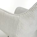 Denver Corduroy White Dining Chair - Blythe Living