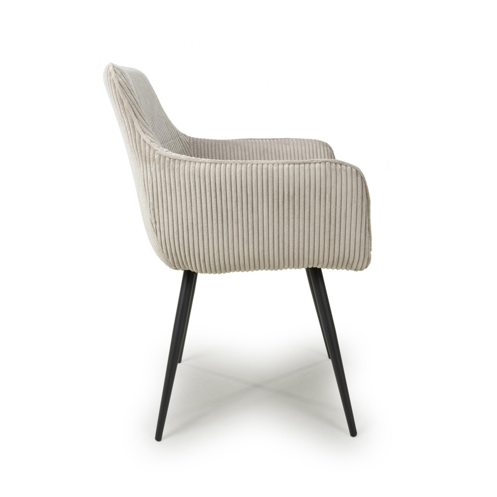 Denver Corduroy Mink Dining Chair - Blythe Living