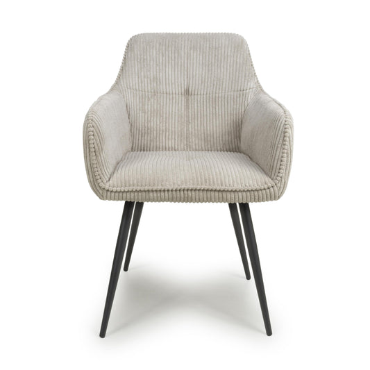 Denver Corduroy Mink Dining Chair - Blythe Living