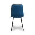 Madison Brushed Velvet Blue Dining Chair - Blythe Living