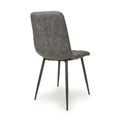 Lisbon Microfibre Grey Dining Chair - Blythe Living