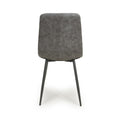 Lisbon Microfibre Grey Dining Chair - Blythe Living