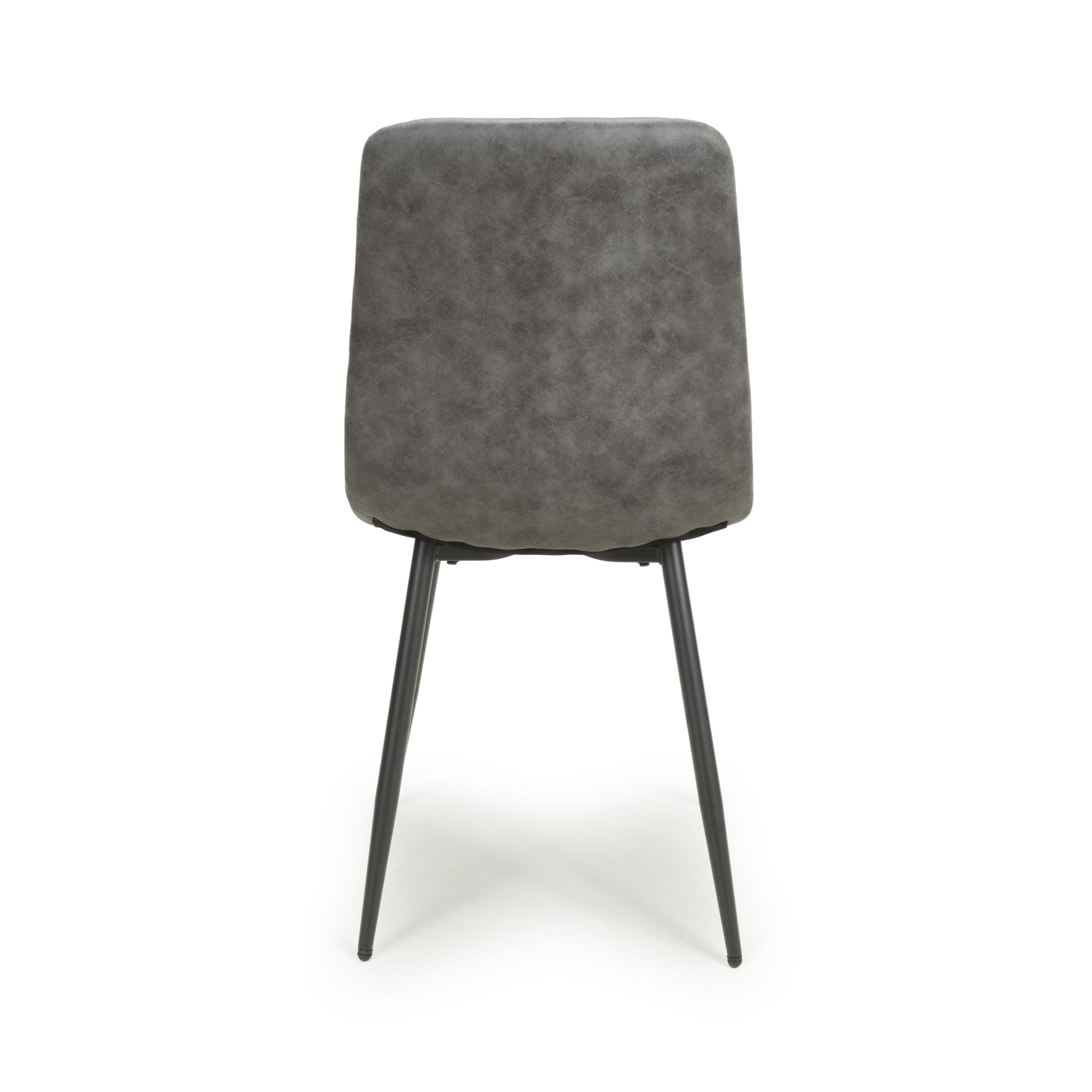 Lisbon Microfibre Grey Dining Chair - Blythe Living