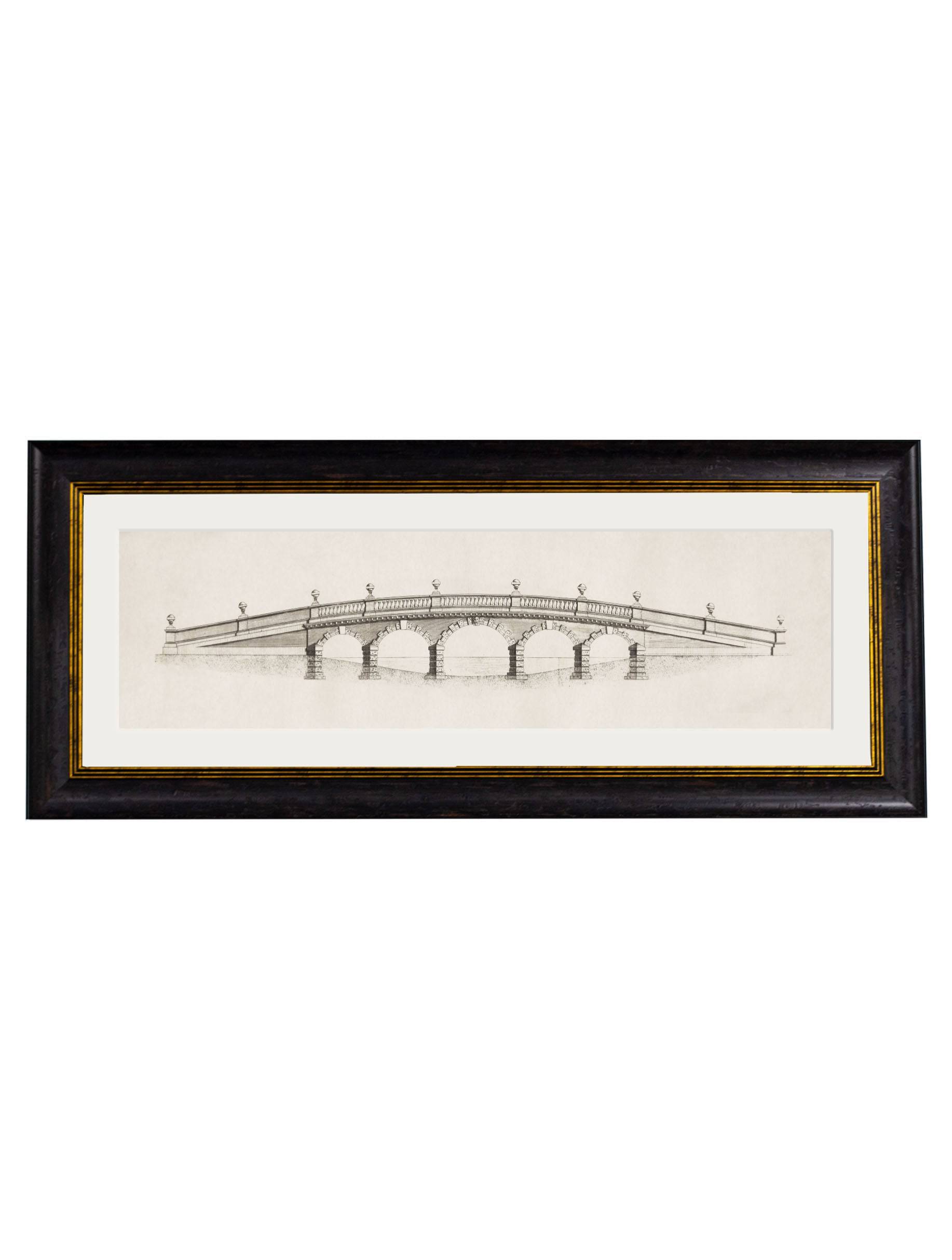 18th Century Bridge Elevation Artwork
