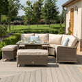 Maze - Winchester Royal Rattan Corner Dining Sofa Set with Fire Pit Table - Blythe Living