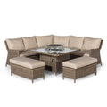 Maze - Winchester Royal Rattan Corner Dining Sofa Set with Fire Pit Table - Blythe Living