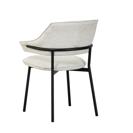 Geneva Textured Natural Dining Chair - Blythe Living