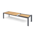 Maze - Jakarta Teak Extending 6 - 10 Seat Rectangular Dining Table
with 10 Ibiza Oatmeal Dining Chairs - Blythe Living