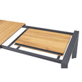 Maze - Jakarta Teak Extending 6 - 10 Seat Rectangular Dining Table
with 10 Ibiza Oatmeal Dining Chairs - Blythe Living