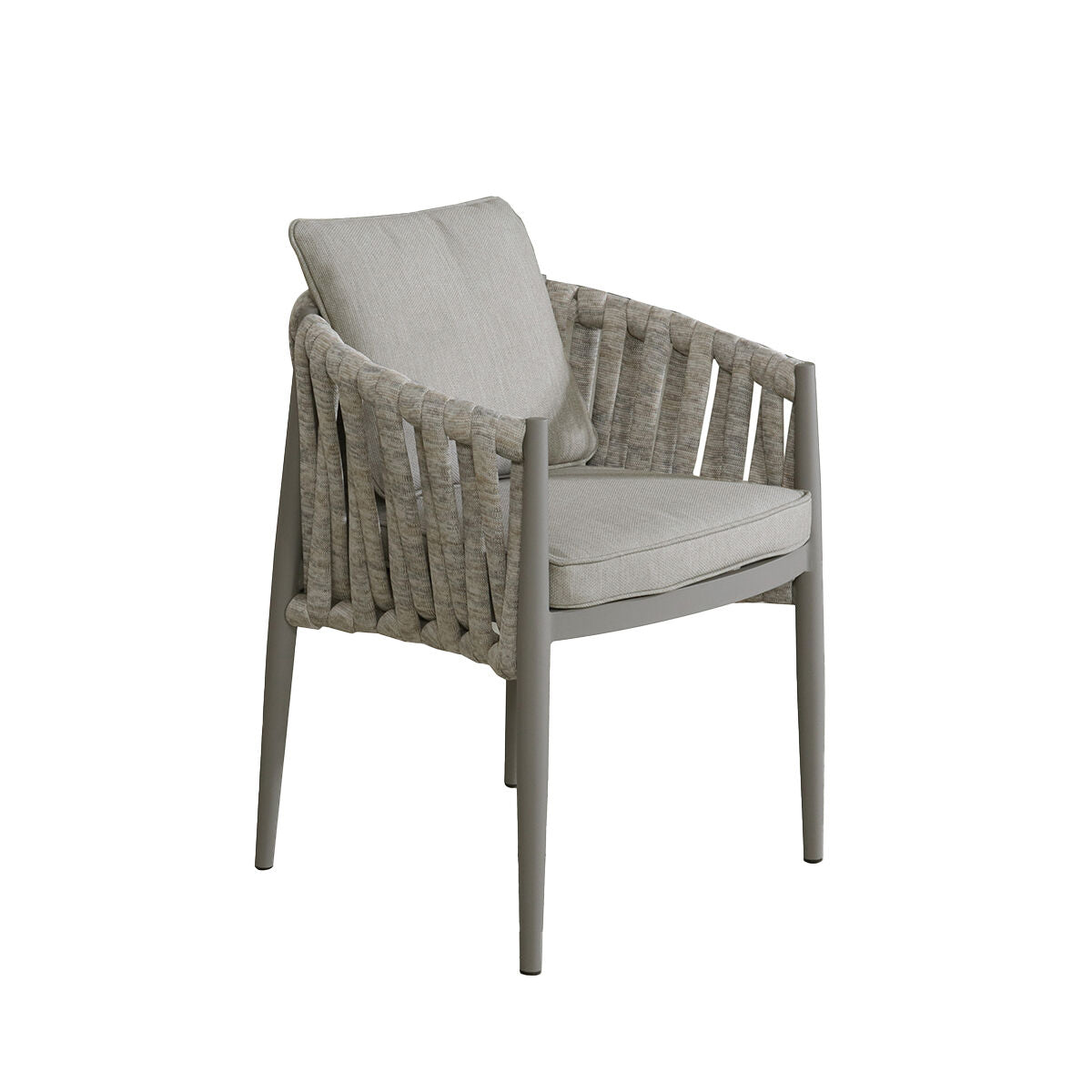 Maze - Jakarta Teak Extending 6 - 10 Seat Rectangular Dining Table
with 10 Milan Cool Linen Rope Weave Dining Chairs - Blythe Living