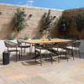 Maze - Bali Rope Weave 8 Seat Oval Dining Set - Blythe Living