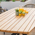 Maze - Bali Rope Weave 8 Seat Oval Dining Set - Blythe Living
