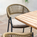Maze - Bali Rope Weave 8 Seat Oval Dining Set - Blythe Living