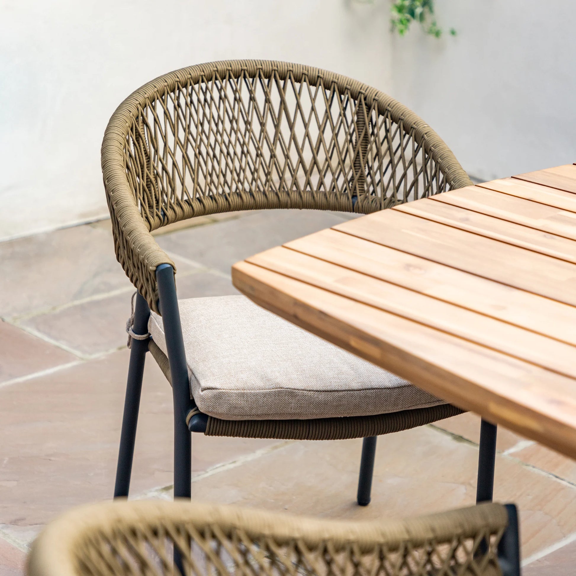 Maze - Bali Rope Weave 8 Seat Oval Dining Set - Blythe Living