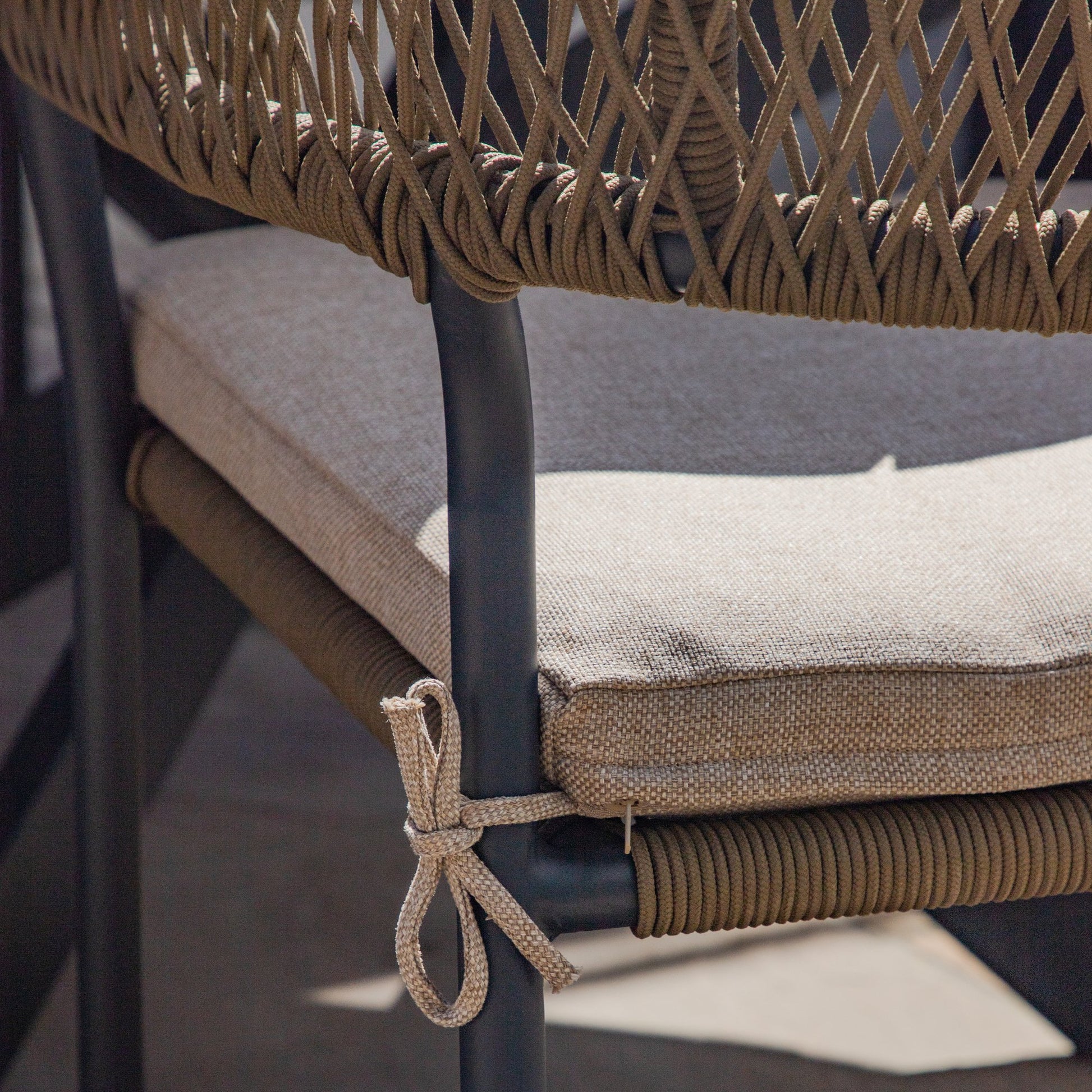 Maze - Bali Rope Weave 6 Seat Round Dining Set - Blythe Living