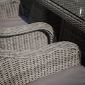 Maze - Oxford 6 Seat Oval Dining Set with Heritage Dining Chairs & Woven Lazy Susan - Blythe Living