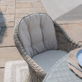 Maze - Oxford 6 Seat Round Dining Set with Heritage Dining Chairs & Woven Lazy Susan - Blythe Living