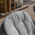 Maze - Oxford 8 Seat Oval Dining Set with Heritage Dining Chairs & Woven Lazy Susan - Blythe Living