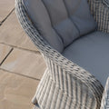 Maze - Oxford 8 Seat Round Dining Set with Heritage Dining Chairs & Woven Lazy Susan - Blythe Living