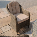 Maze - Winchester 8 Seat Oval Dining Set with Heritage Dining Chairs & Woven Lazy Susan - Blythe Living