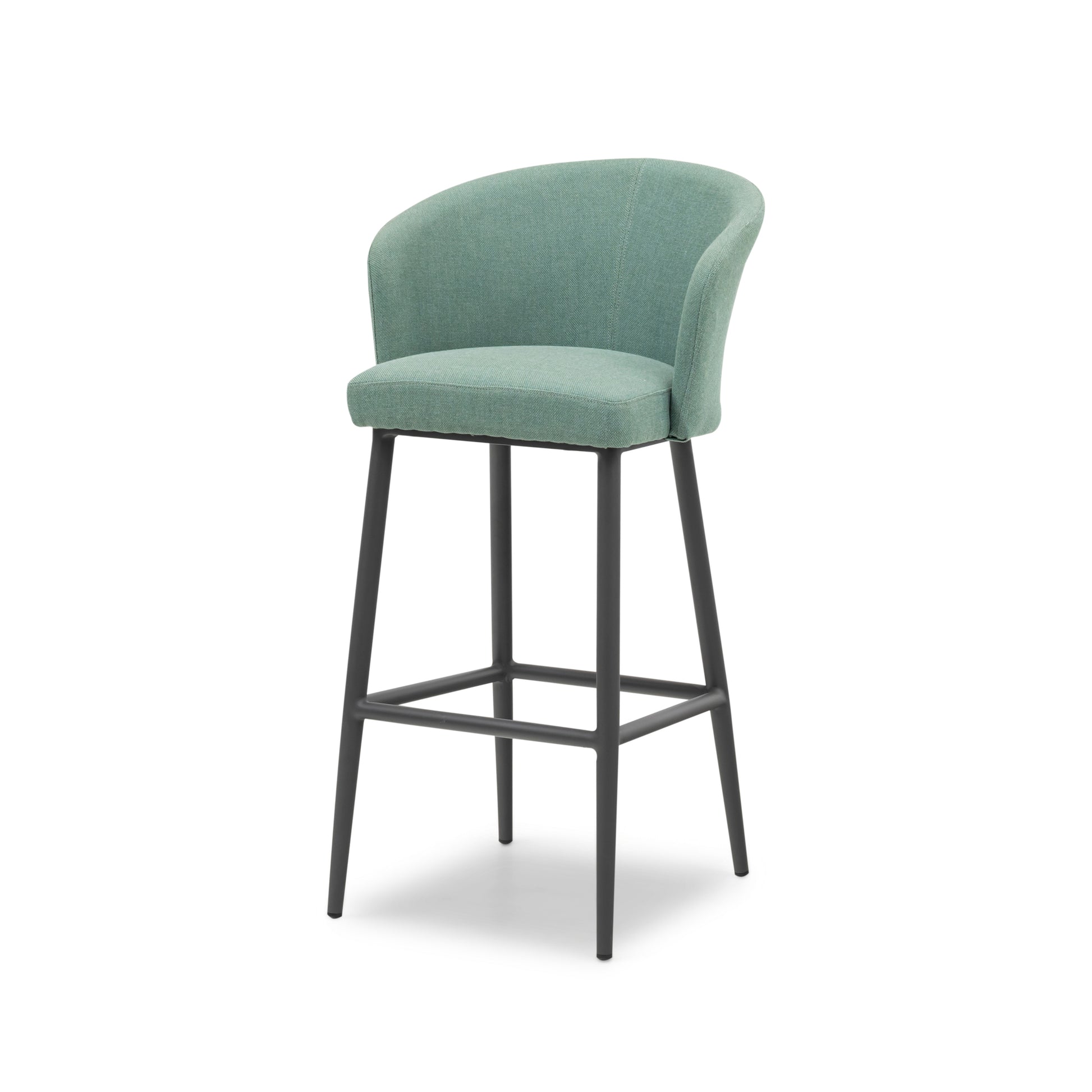 Maze - Outdoor Fabric High Zen Bar Stool - Sage Green - Blythe Living