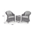Maze - Winchester 3 Piece Rattan Bistro Set - Blythe Living